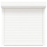 Roller Shutter White 100 x 100 cm Aluminium and Polyurethane 42047053