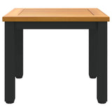 Outdoor Table Natural and Black 45 x 45 x 38 cm 4010618