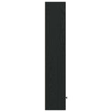 Bookcase Black Oak 31x24x127 cm Engineered Wood 860347