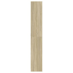 Highboard with LED Sonoma Oak 41.5x32.5x200 cm Engineered Wood 3307900