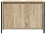 Bathroom Basin Cabinet Sonoma Oak 60x34.5x60 cm 861893