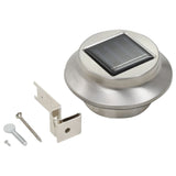 Outdoor Solar Lamps 12 pcs LED Round 12 cm White 277135