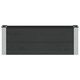 Garden Raised Bed Black 100 x 30 x 36 cm 42039034
