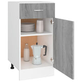 Drawer Bottom Cabinet Lyon Grey Sonoma 40x46x81.5 cm Engineered Wood 815571