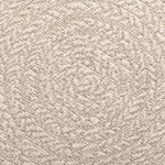 ZNTS Rug ZIZUR Cream 120x120 cm Jute Look Indoor and Outdoor 4010376