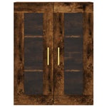 Wall Mounted Cabinets 2 pcs Smoked Oak Engineered Wood 3197934