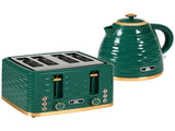 3000W 1.7L Rapid Boil Kettle & 4 Slice Toaster, Kettle and Toaster Set with 7 Browning Controls and T3398P344648