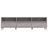 TV Cabinet Grey Sonoma 150x30x44.5 cm Engineered Wood 831266