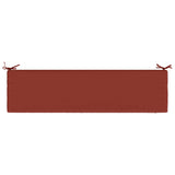 2-Piece Bench Cushions SOEST 2 pcs 100% Polyester Red 949039