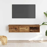 Wall Cabinet Old Wood 88x26x18,5 cm Engineered Wood 855860