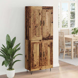 Highboard Old Wood 69.5 x 34 x 180 cm Engineered Wood 3415613