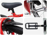 Kids Bike 12 Inches for 2-4 Years Old Red 42009471