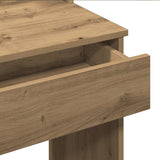 Dressing Table with LED Lights Artisan Oak 96x40x142 cm 857026