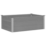 Garden Raised Bed WPC 150x100x54 cm Grey 43609