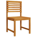 Garden Bistro Set 5 pcs Brown Solid acacia wood 3328696