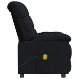 Massage Chair Black Fabric 289808