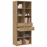 Bookcase Artisan oak 30 x 42.4 x 185.2 cm 3446619