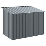 Dog House with Roof Anthracite 153x91x110 cm Galvanised Steel 172572