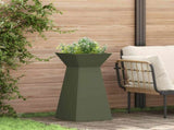 Pillar Planter Olive 35 x 35 x 73 cm 873844