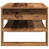 Coffee Table Old Wood 102 x 55 x 45 cm Engineered Wood 862727
