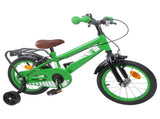 Kids Bike 14 Inches for 3-5 Years Old Green 42009365
