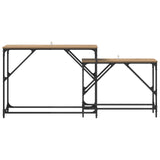 Console Table 2 pcs Artisan Oak 100 x 28 x 75 cm 882887