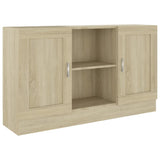 ZNTS Sideboard Sonoma Oak 120x30.5x70 cm Engineered Wood 802780