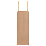 Paper Bags 250 pcs with Handles Brown 21x11x31 cm 4101588