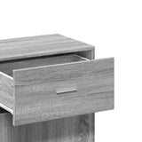 Storage Cabinet Grey Sonoma 56.5x39x90 cm Engineered Wood 840714