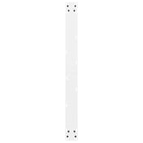 Dining Table Legs White 2 pcs 90x cm Steel 4013317