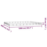36-Panel Dog Playpen Black 100x50 cm Powder-coated Steel 3115974