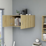 Wall Mounted Cabinet Sonoma Oak 80x39x40 cm Engineered Wood 802798