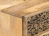 Bedside Cabinets 2 pcs 40x33x46 cm Solid Wood Mango 358211