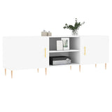 TV Cabinet White 150x30x50 cm Engineered Wood 829084
