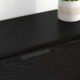 Sideboard with Drawer 3 pcs Black oak Engineered Wood 3416163