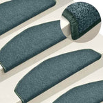 ZNTS Stair Mats 30 pcs Dark Green 65x24x4 cm 3365757