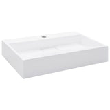 Wash Basin 60x38x11 cm Mineral Cast/Marble Cast White 144064