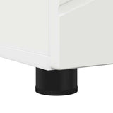 Bathroom Cabinet White 30 x 35 x 192 cm Engineered wood & Metal 883334