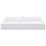 Wash Basin 80x46x11 cm Mineral Cast/Marble Cast White 144065