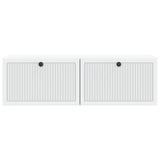 Wall-Mounted TV Cabinet White 98 x 31 x 30 cm Engineered Wood 898045