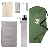 Camping Tent with Roof with Air Vent Green 190 x 140 x 105 cm 42028627