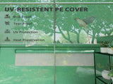 19 x 9.8ft Walk-In Polytunnel Greenhouse - Green T3398P325138