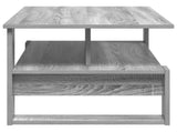 Coffee Table Grey Sonoma 90 x 50 x 40 cm Engineered Wood 8000217