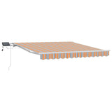 Retractable Awning Multicolour 300 x 250 cm Fabric and Steel 3329998