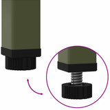 Raised Garden Planter Olive green 100 x 26 x 82 cm Steel 865879