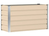 Planter Ivory 100 x 40 x 75 cm Steel 42018081