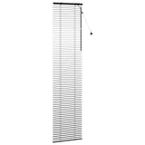 Venetian Blind Black 60 x 250 cm 35 mm Solid Paulownia Wood 42015508