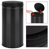 Automatic Sensor Dustbin 70 L Carbon Steel Black 322702