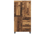 Highboard Old Wood 69.5 x 34 x 180 cm Engineered Wood 3415828