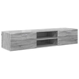 Wooden Cabinet Grey Sonoma 150 x 39 x 30 cm Engineered Wood 880237